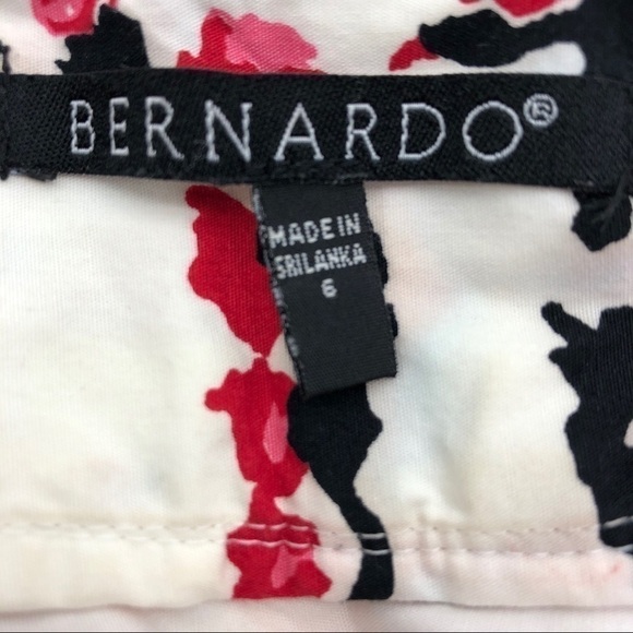 Bernardo Women’s 6 Retro Bohemian Vibes Diamond Print Circle Skirt w Belt Loops - Picture 7 of 9